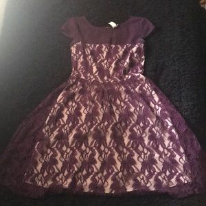 Purple Julian Taylor Dress